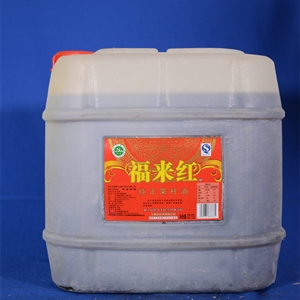 福來紅純正菜籽油27.17L