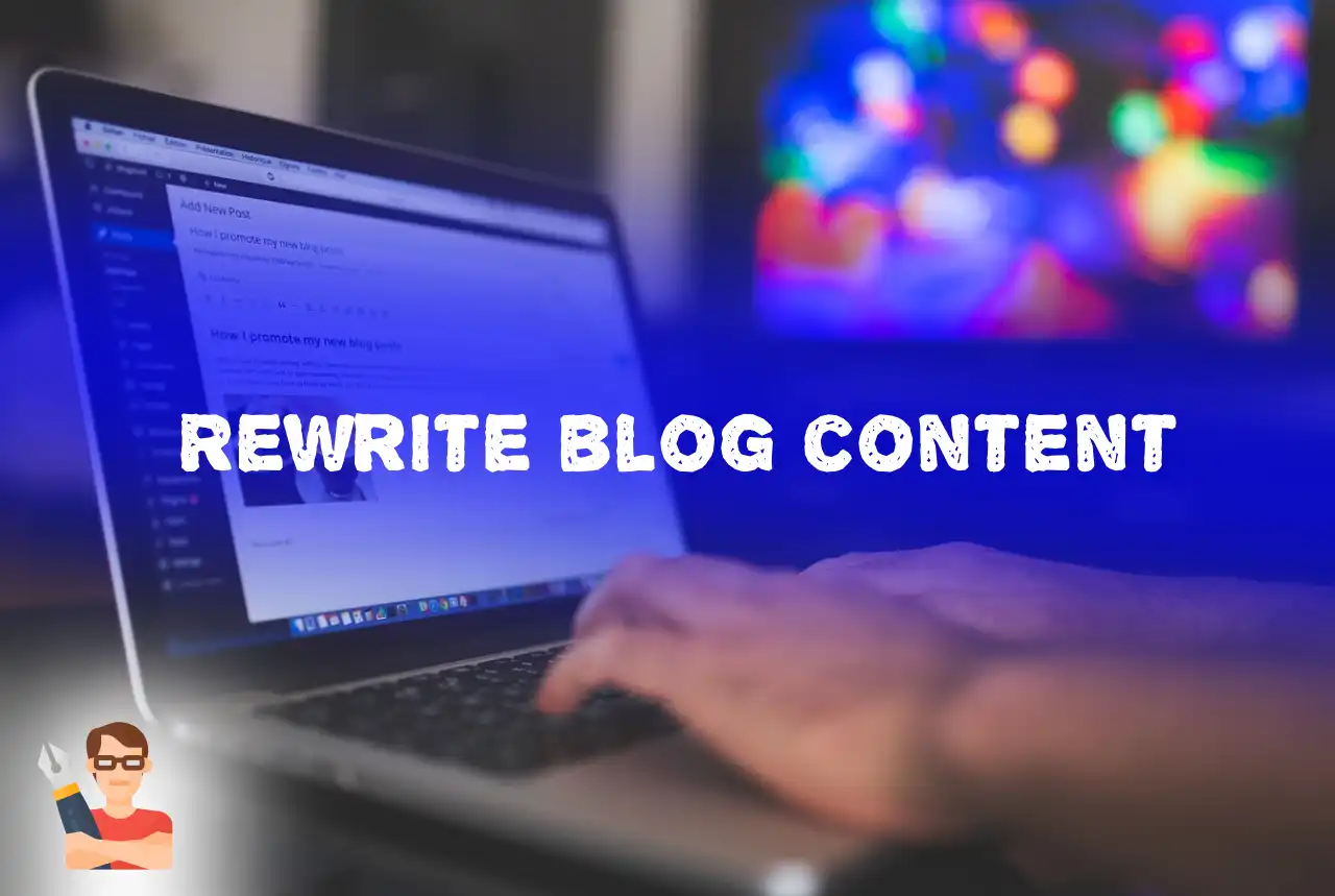 rewrite blog content