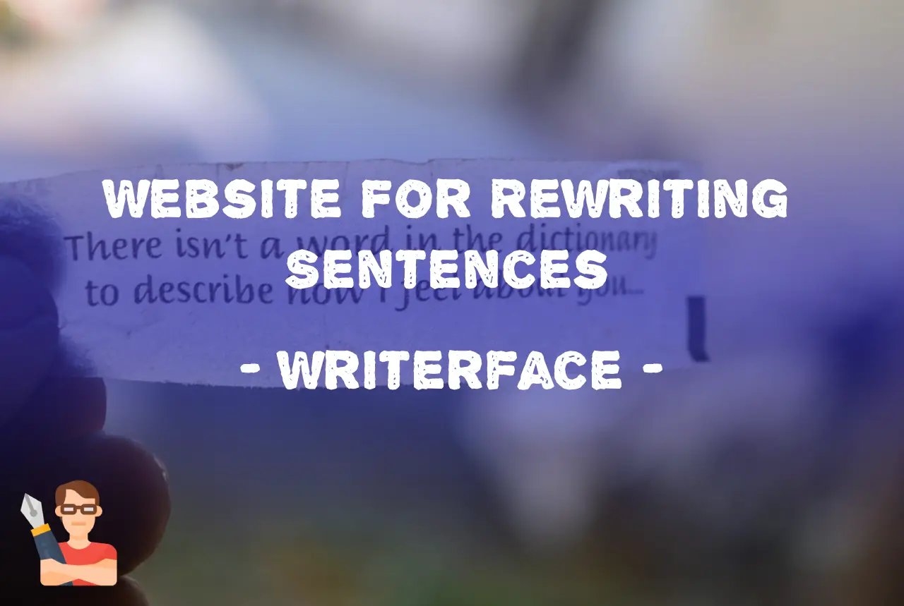 website for rewriting sentences
